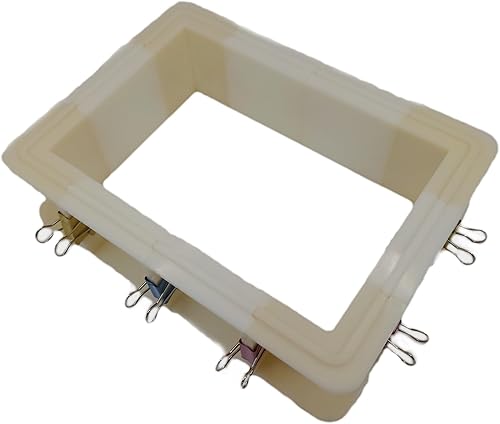 Miniatura 3 de Marco de plástico ajustable para moldes de silicona que hacen moldes de jabón de vela de resina DIY