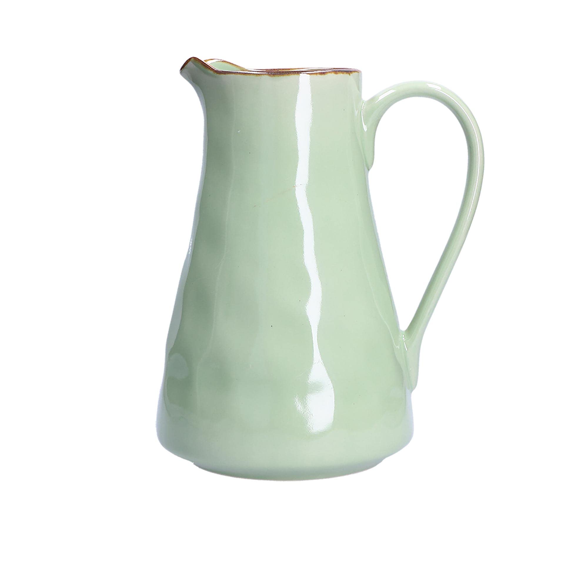 Rose & Tulipani - Concert Tea Green Jug Medium - Glasses and Cups - Stoneware - 1.7 CC, 16.5 x 23 cm