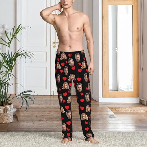 Personalized Pajama Pants Funny Custom Pajama Pants for Men Women Bulk Personalized Pajamas Pants with Face2