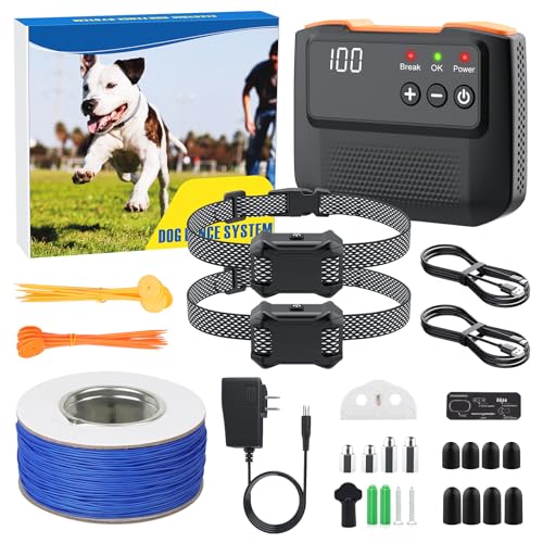 Feycig Electric Fence for Dogs - Covers up to 1/2 Acre