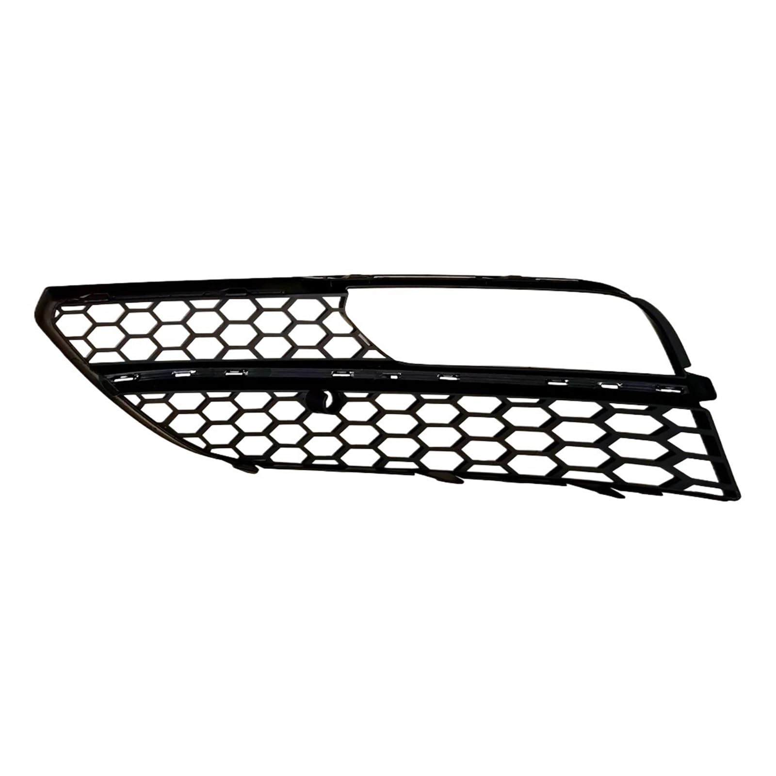 Griglia fendinebbia paraurti anteriore a nido d'ape compatibile con Audi A3 Standard 2012, 2013, 2014, 2015, 2016, accessori per auto.(Chrome Sliver)
