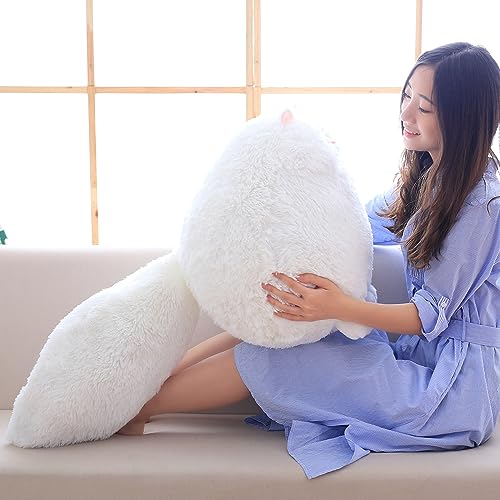 Image of Winsterch Giant Cat Stuffed Animal,Big Stuffed Animal 20 Inches Plush Cat Animal Baby Doll Birthday Gifts for Kids,Boys,Girls,Large Fluffy White Stuffed Cat Plush Toy