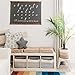 OrganiHaus Set of 3 Woven Storage Baskets for Shelves, Decorative Organizer Bins for Closet & Bathroom, Multipurpose Home Organization Baskets, Toy Storage Basket - Gray/Off-White, 15x9x10 inches
