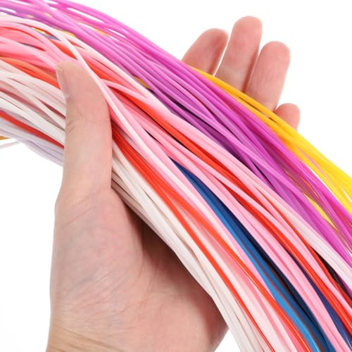 Cordón para hacer pulseras sin enredos con este kit de 200 piezas de PVC compactas 5