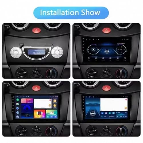Radio de coche CarPlay para Honda Jazz 2001-2008 con pantalla táctil y Bluetooth 3