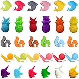 ❀﹣Este marcador de taza es muy pequeño, fácil de transportar y fácil de usar; muy adecuado para familias, fiestas, bodas, bares y cualquier tipo de fiesta.