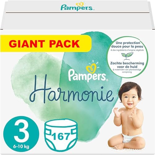 Pampers Harmonie Taille 3 167 Couches