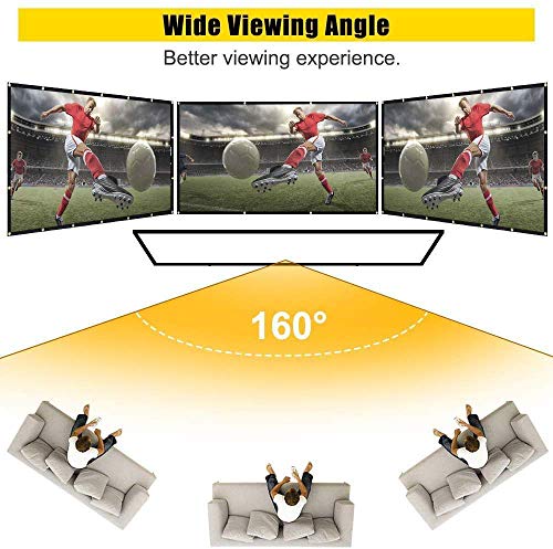 Spline 106" Foldable Projector Screen (16:9, Polyester) — view 4