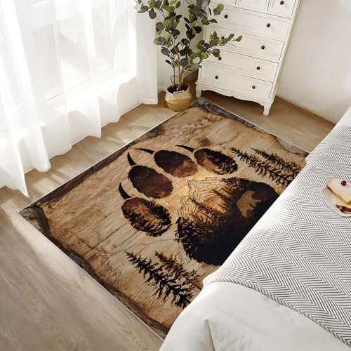 Tapete Decorativo Rectangular 2x3 Pies Bear Paw miniatura 4