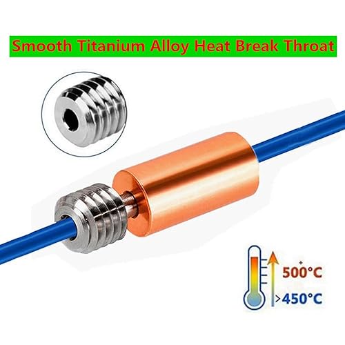 Miniatura 4 de BiMetal - Tubo térmico de cobre de titanio totalmente metálico compatible con Sidewinder X1 X2, original Kraken Chimera + impresora 3D Cyclops Plus