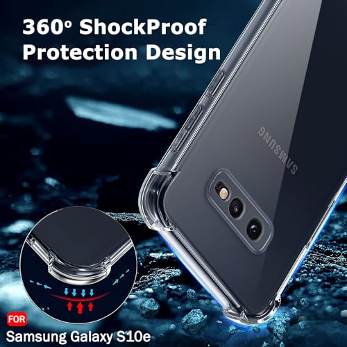 Image of TheGiftKart Transparent Crystal Clear Back Cover Case for Samsung Galaxy S10E | Shockproof Soft TPU Case | Cushioned Edges for Ultimate Protection Back Cover Case (TPU, Transparent)