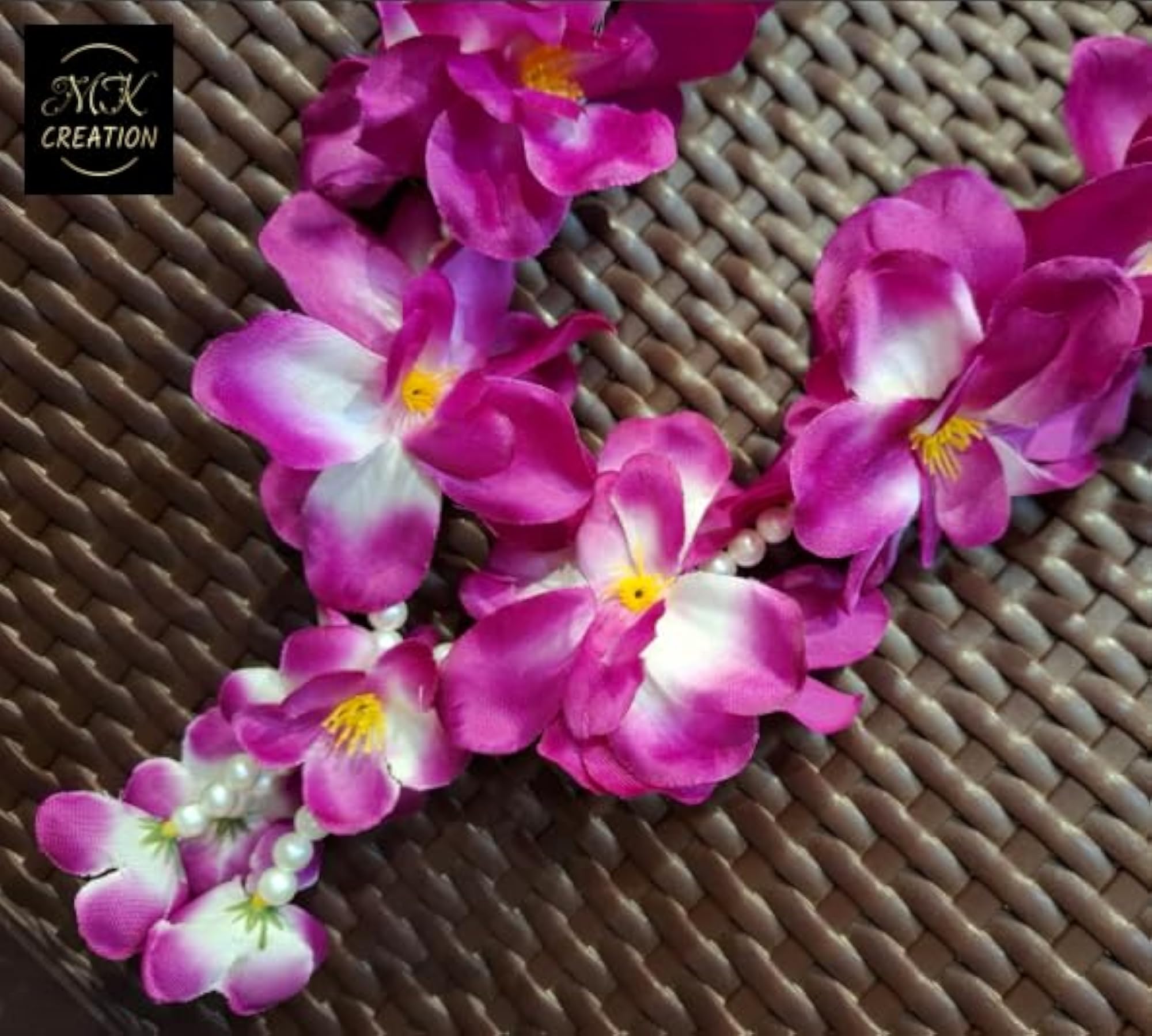 Everlasting Elegance Orchid Flower Garland