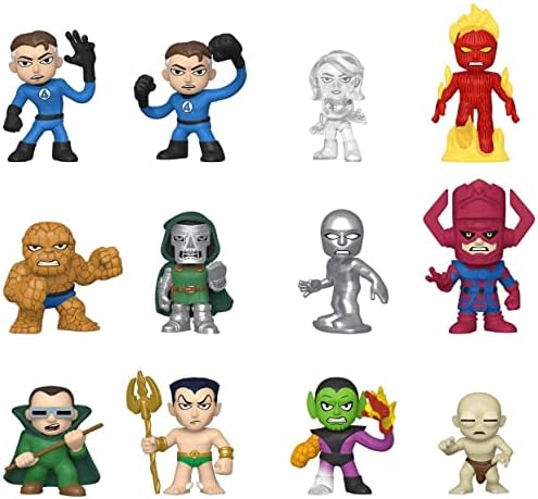 Funko Pop! Mystery Mini: Fantastic Four (One Random Mystery Mini Figure per Purchase) Funko Pop! Mystery Mini: Fantastic Four (One Random Mystery Mini Figure per Purchase) | Pop Spiderman | 2 Funko Pop! Mystery Mini: Fantastic Four (One Random Mystery Mini Figure per Purchase) | Pop Spiderman