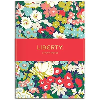 Liberty Floral Sticky Notes Hard Cover Book