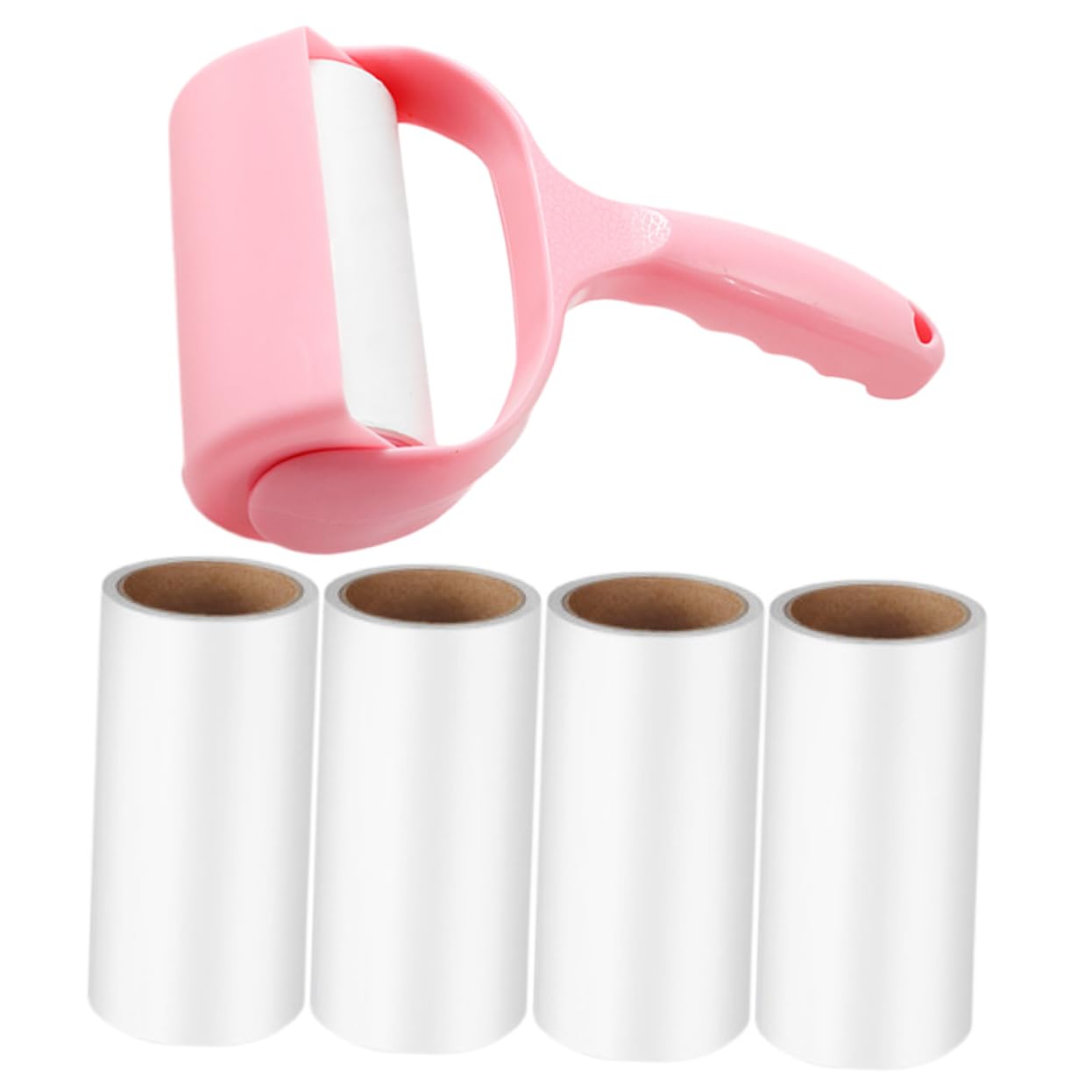 Healvian 4sätze Wiederverwendbarer Fusselroller Für Tierhaare Lint Roller Mit Handgriff Und Staubschutz Effektives Reinigungswerkzeug Für Kleidung Sofas Und Möbel