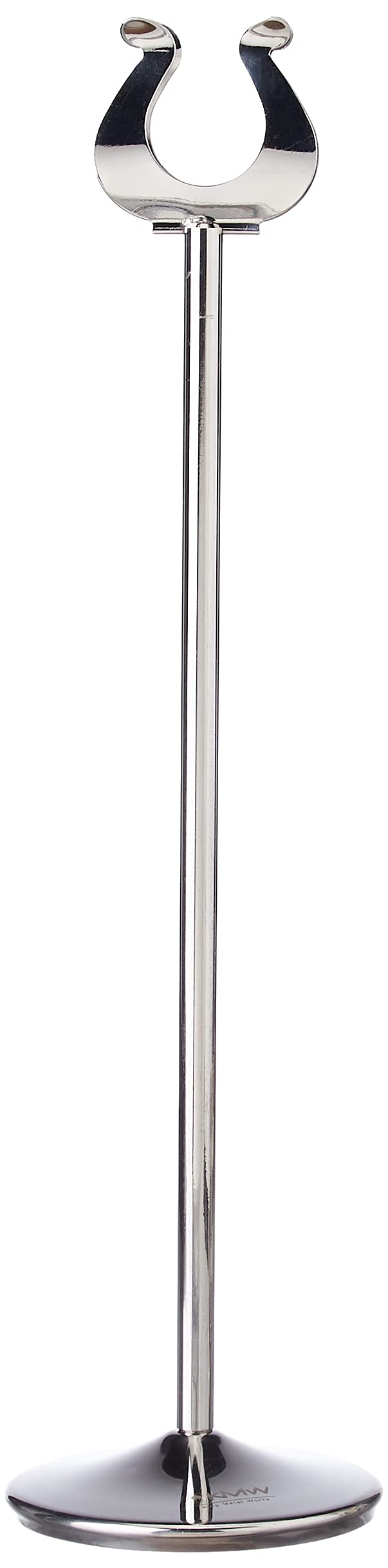 KMW Rust-Resistant Menu & Card Holder 12" β Extra Large Stainless Steel Stand with Comfortable Grip | Professional-Grade Build