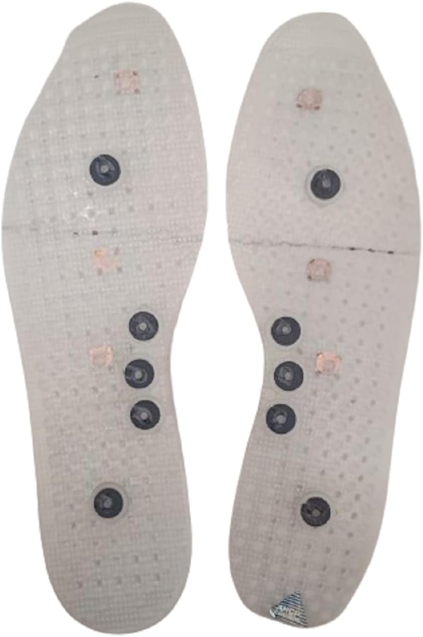 EKINEKIN Magnetic Transparent insoles for men and women sole acupuncture massage foot therapy insoles