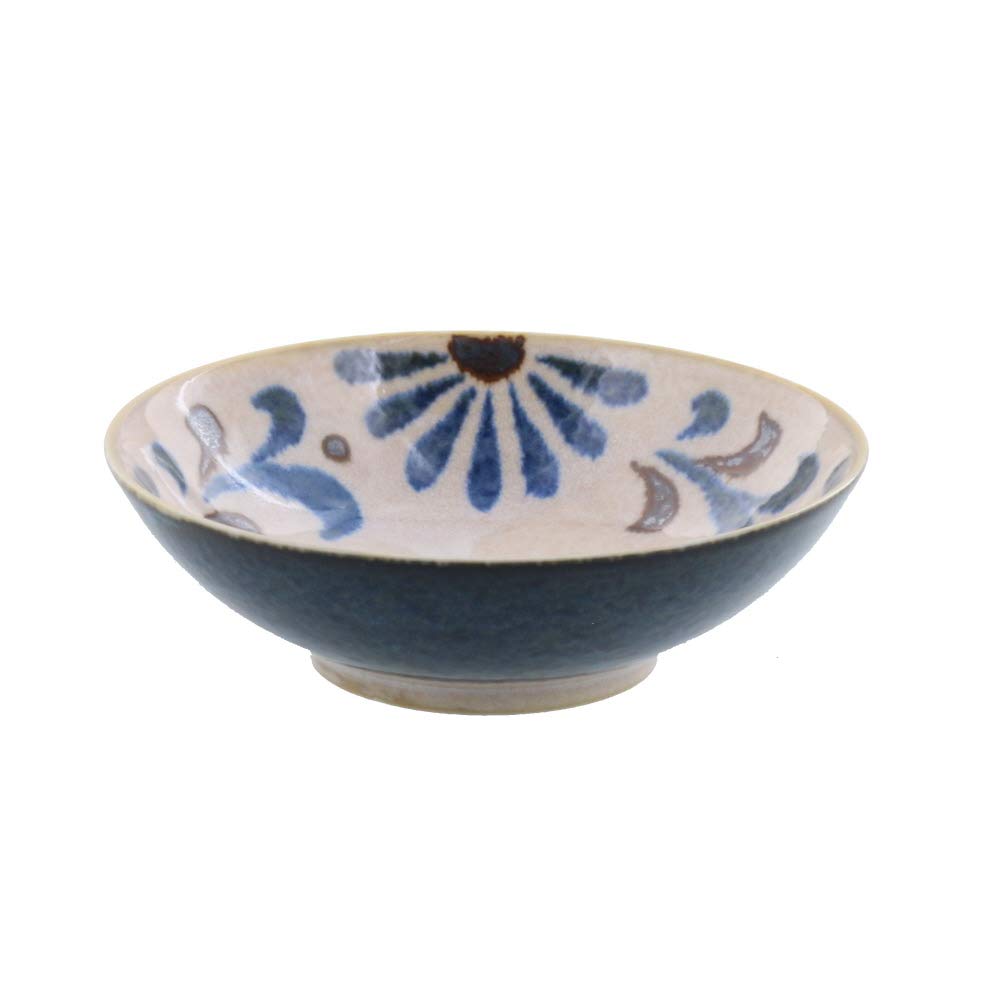 Ryukyu Leaf Simmering Bowl, 5.5-inch