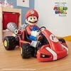 5140qd7tvql - The Super Mario Bros. Movie Rumble RC Kart with Full Function Steering Create 360 Spins, Whiles and Drift - Up to 100 ft. Range - For Kids Ages 4+