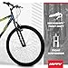 Huffy Stone Mountain Mens 26 Inch Mountain Bike, Denim Blue Frame, 21-Speed Shimano Twist Shifting, Front Suspension, Comfort Saddle | 20
