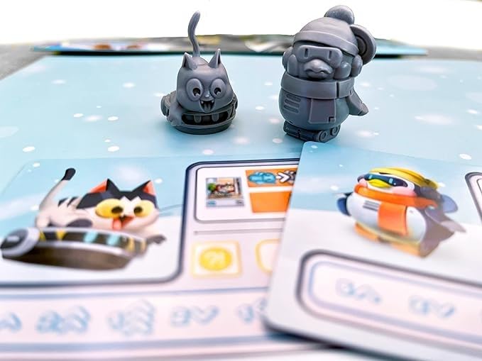 Plaid Hat Games | Quirky Circuits: Penny & Gizmo's Snow Day (2022) | Board Game | Ages 7+ | 2-4 Players | 15-30 Minutes Playing Time, (PH3301) - Image 4