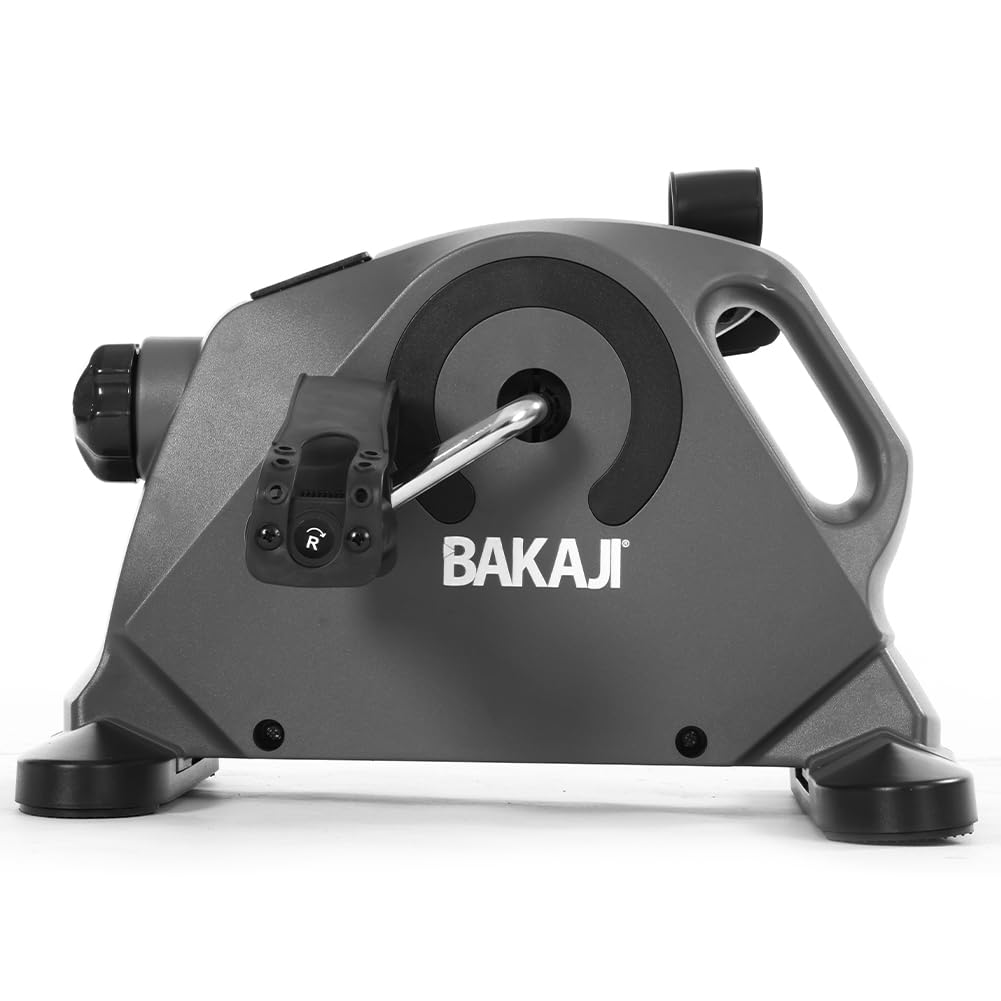 BAKAJI Pedaliera Allenamento Braccia Gambe Cyclette Cycle Bike Ginnastica Passiva Esercizio Fitness Riabilitazione Anziani