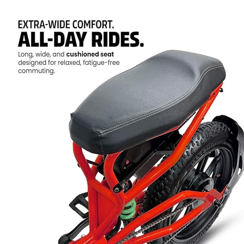 Image of Velzi Electric Cycle for Adults | Fat Tyre E-Bike | Dual Suspension | 25 km /h Top Speed | Comfortable Upright Ride | Stylish Urban Commuter Electric Bicycle