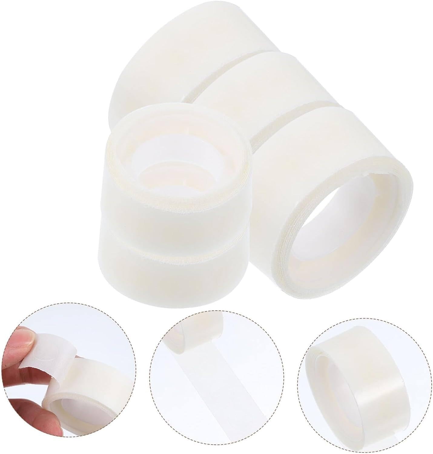 5 Rolls Removable Round Tape Points Leave no Trace Wedding Supplies Label Sticker The Circle Stickers for Party Movable no Trace Adhesive Labels Round Double Sided Tape 5 5140TC25DNL. AC SL1500