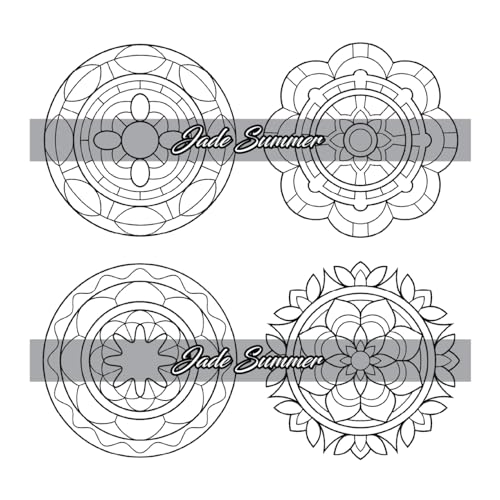 Image of 100 Mini Mandalas: A Mandala Coloring Book for Adults and Kids with Easy, Cute, and Tiny Designs for Stress Relief and Relaxation