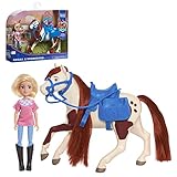 DreamWorks Spirit Riding Free Collector Doll & Horse, Abigail & Boomerange, Kids Toys for Ages 3 Up by Just Play