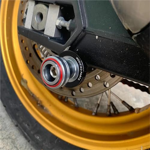 Tornillos basculante M8 para Triumph Trident 660 que evitan caídas de caballete 4
