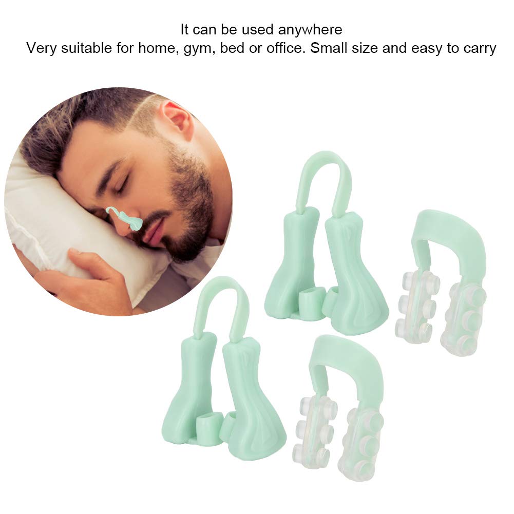 Clip De Nez En Silicone Portable Pont De Nez Vert Redressant Shaper Pour Hommes Et Femmes Outil De Levage De Nez Confortable Et Efficace