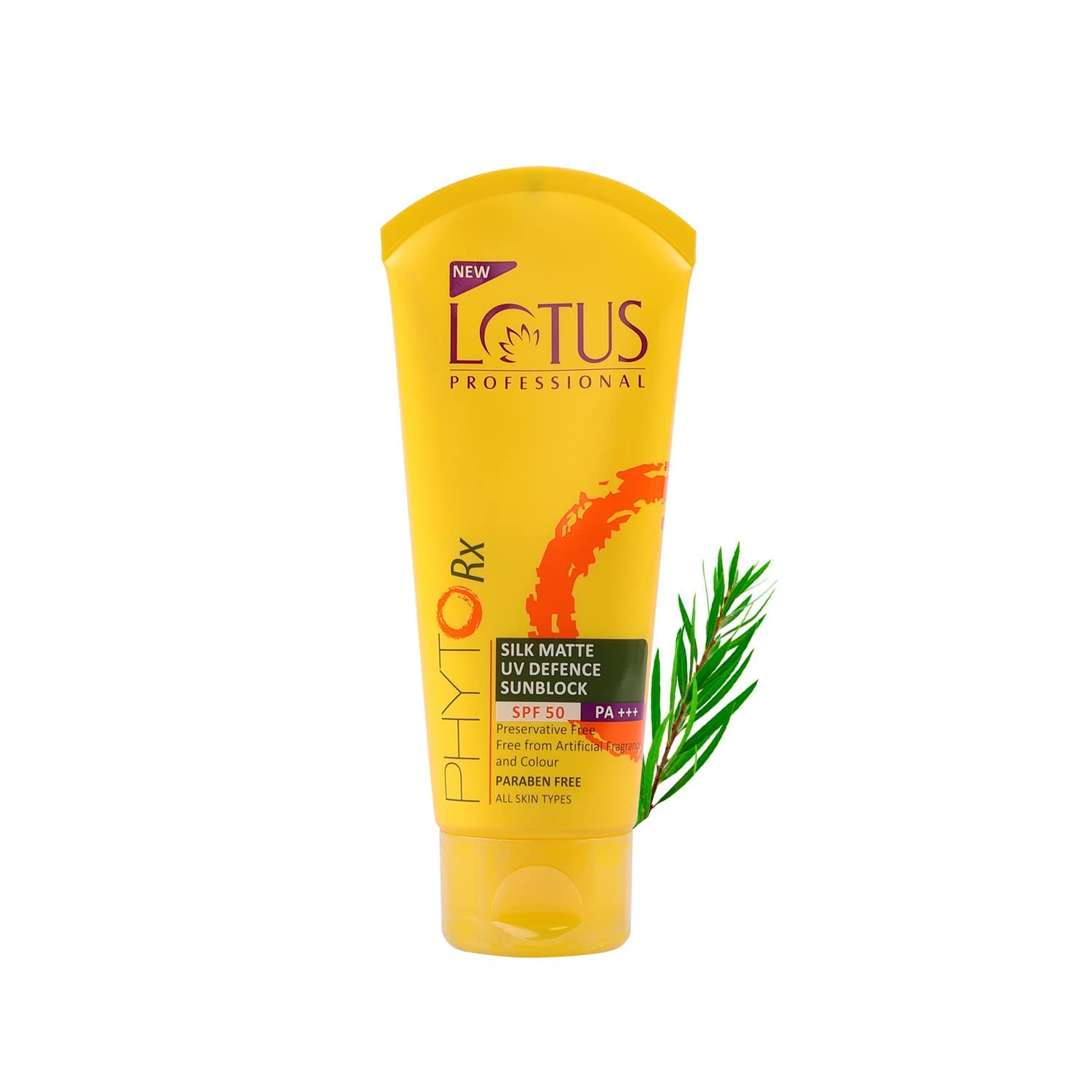 Lotus Professional PHYTORX SILK MATTE UV DEFENCE SUNBLOCK SPF 50 PA+++ | Oil free | Non sticky | High UVA UVB Protection | Paraben Free | 75g