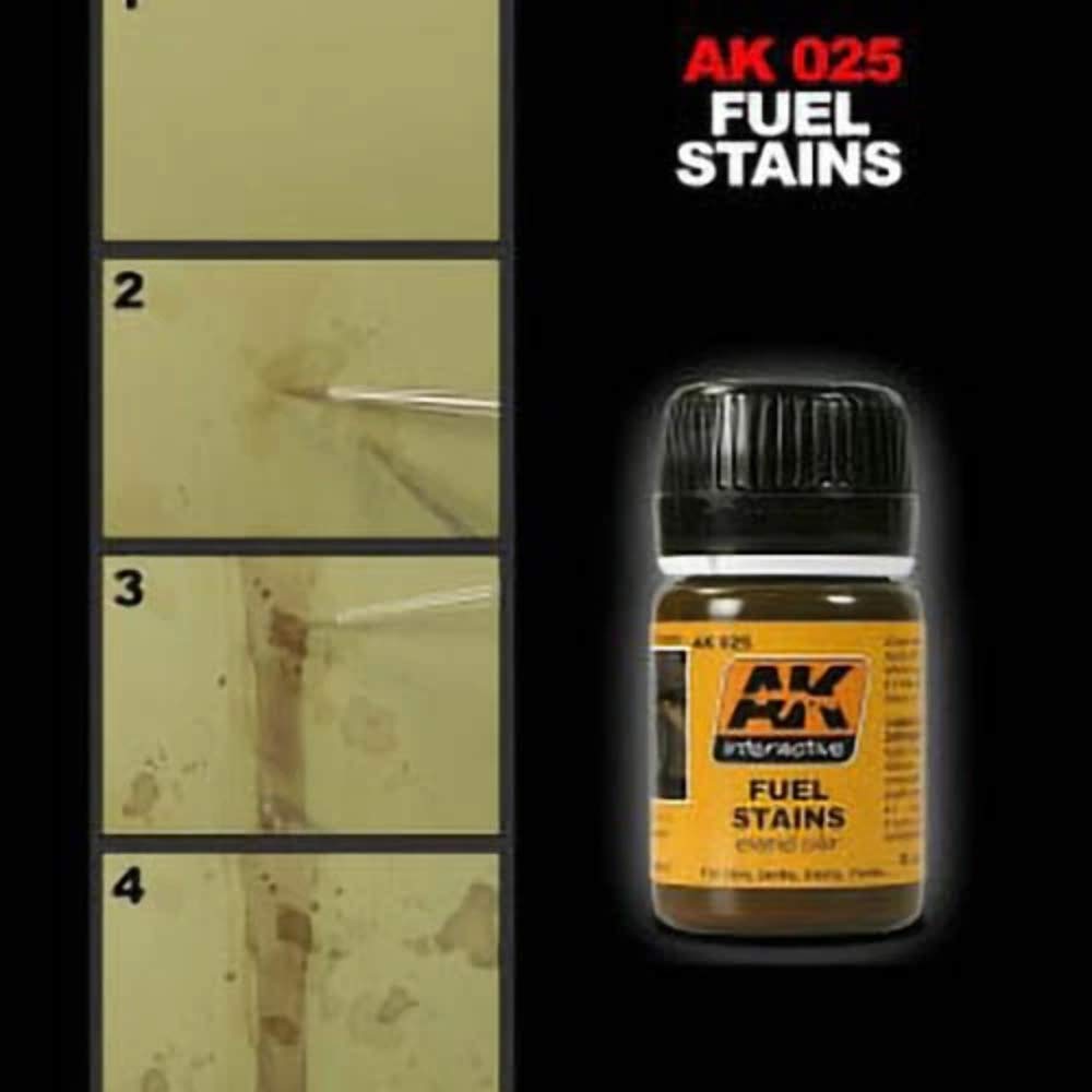 Amazon.com: AK Interactive AK-025 Fuel Stains: Toys & Games