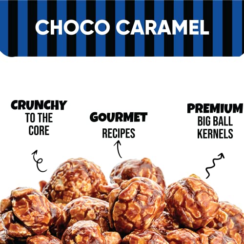 Image of Popcorn & Company Choco Caramel Popcorn, Regular Tin, 130 gm