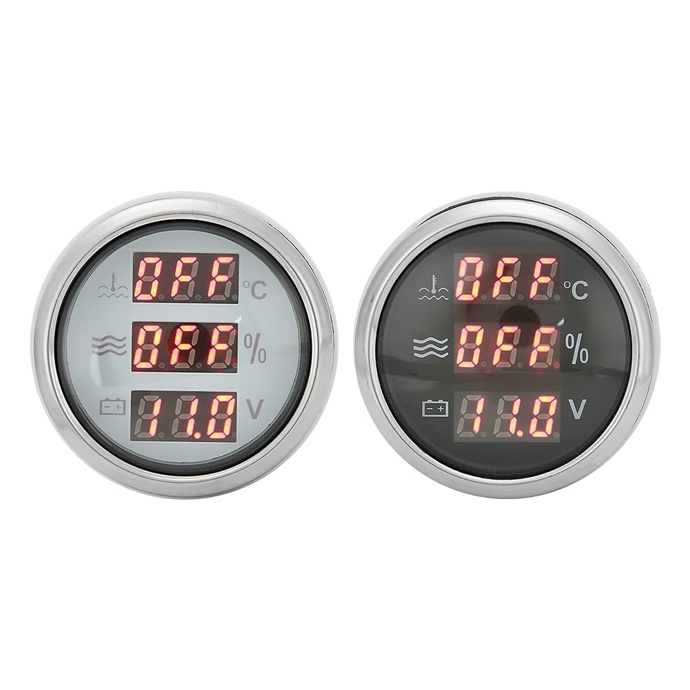 Buy Yctze Water Temperature Meter, 52mm/2in 3‑in‑1 Gauge Water