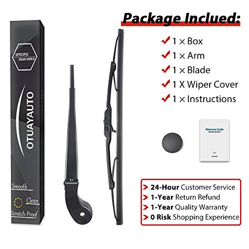 Replacement For Bmw X5 E53 1999-2006 - Rear Windshield Wiper Back Arm Blade Assembly - Otuayauto Factory Oem Style 61627068076 #TOP4