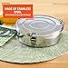 IMUSA 1.5Qt Stainless Steel Flan Mold with Lid, Round Baking Pan for Flan, Cheesecake, Pudding, and Desserts, Silver