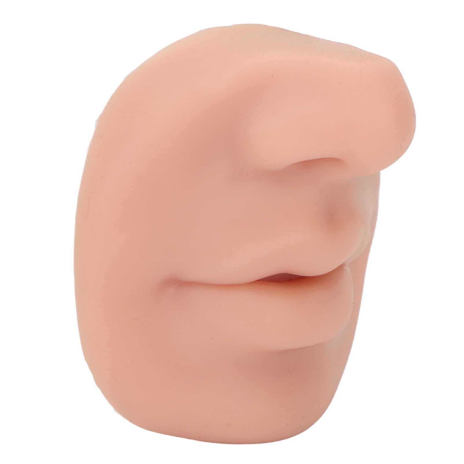 Yinhing Modèle de Bouche de Nez en Silicone, Modèle en Silicone Souple Réutilisable pour Affichage de Goujon de Lèvre de Goujon de Nez D'anneau de Nez, Outil D'enseignement de Pratique de Perçage(#2)