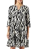 Allover-Druck comma Damen 60.2.61.20.200.2129146 Kleid, 99B5 schwarz, 38