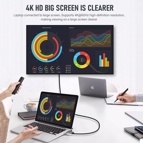 Adaptateur Thunderbolt vers HDMI 4K fluide pour MacBook Air M2