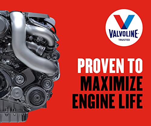 Image of Valvoline Motor Oil, 5W-30, 1 QT Pack of 2 | High Mileage | Synthetic Blend | MaxLife Technology