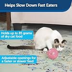 PetSafe Slimcat Feeder Ball - Interactive Game for Your Cat - Fill with Food and Treats - Pink - Image 3