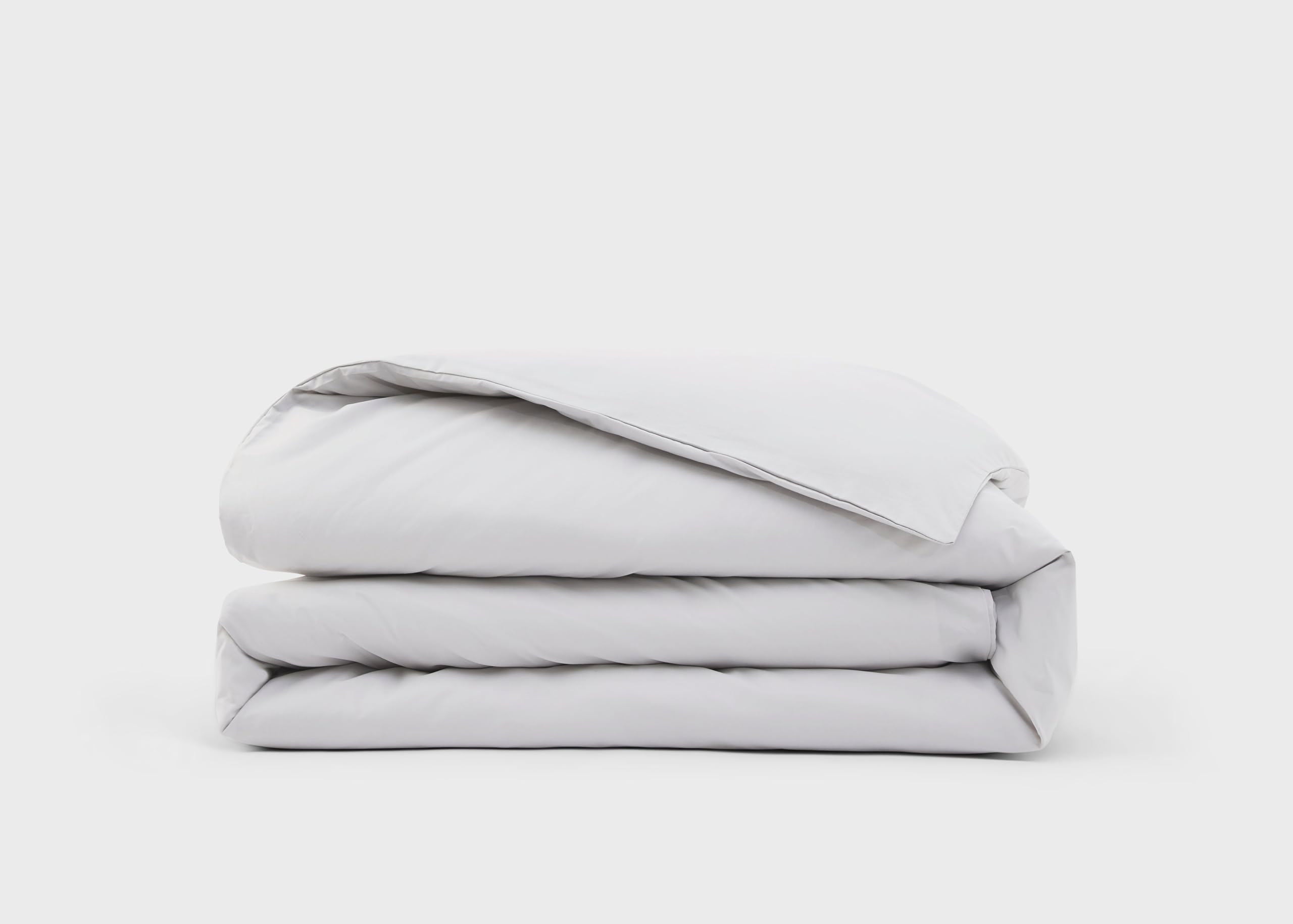 Cotton Percale Duvet Cover - King / Cloud Grey