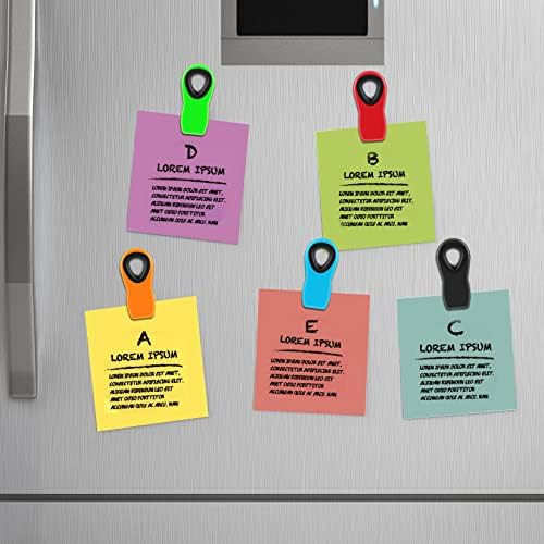 Grtard 10Pack Bag Clips with Magnet, Magnetic Chip Clips for Food Storage, Magnet Clips for Food Packages, Magnetic Bag Clips, Clips for Fridge, Whiteboard, Photo, Food Bags