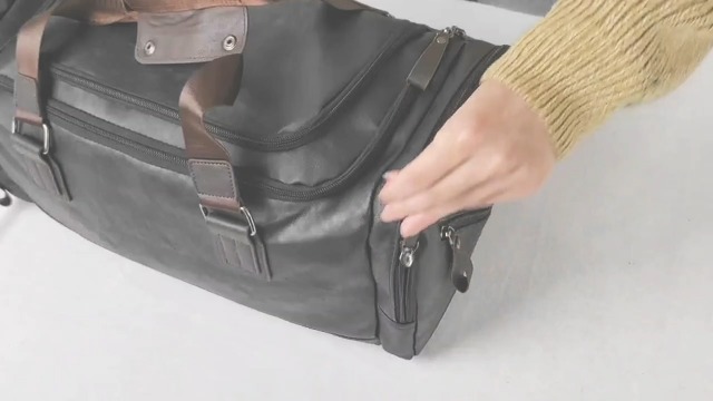 Sac Weekender De Sport En Cuir Véritable Pour Homme - Fabriqué Main En Inde - Taille M