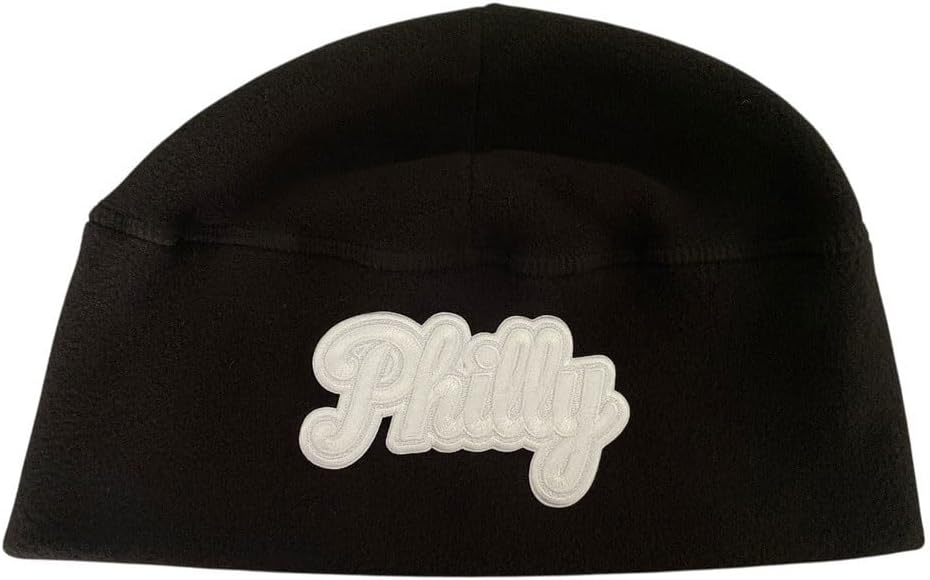 2 PCS Philadelphia Philly White Word Patch Baseball Embroidered Iron On Patches for Decorate Craft Clothes