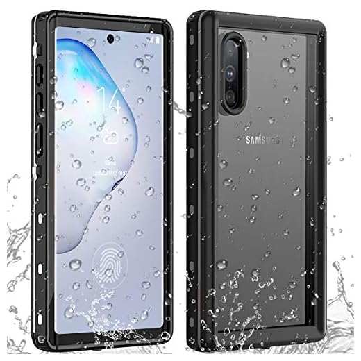 AICase Coque Étanche pour Samsung Galaxy Note 10 Plus, [Certifiée IP68] 360°Protection Waterproof Housse [Antichoc] Antipoussière, Anti-Neige pour Samsung Galaxy Note 10+ Plus