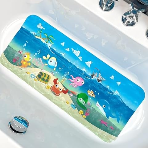 ShineCozy Cartoon Non-Slip Bathtub Mat Cover