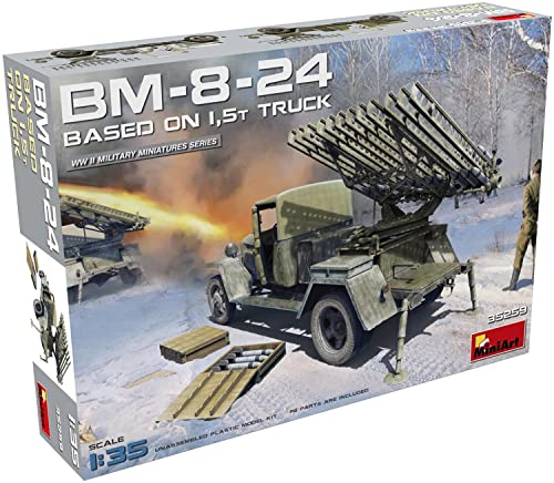 BM-8-24 Lance-roquettes MiniArt 35259 kit construction maquette camion militaire 1/35